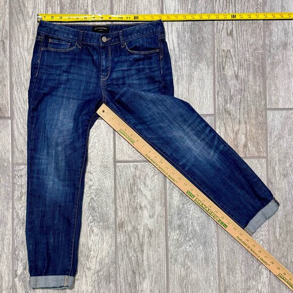 Banana Republic Women's Jean Capri size 28/6 Skinny Fit Dark Rinse - Picture 9 of 10